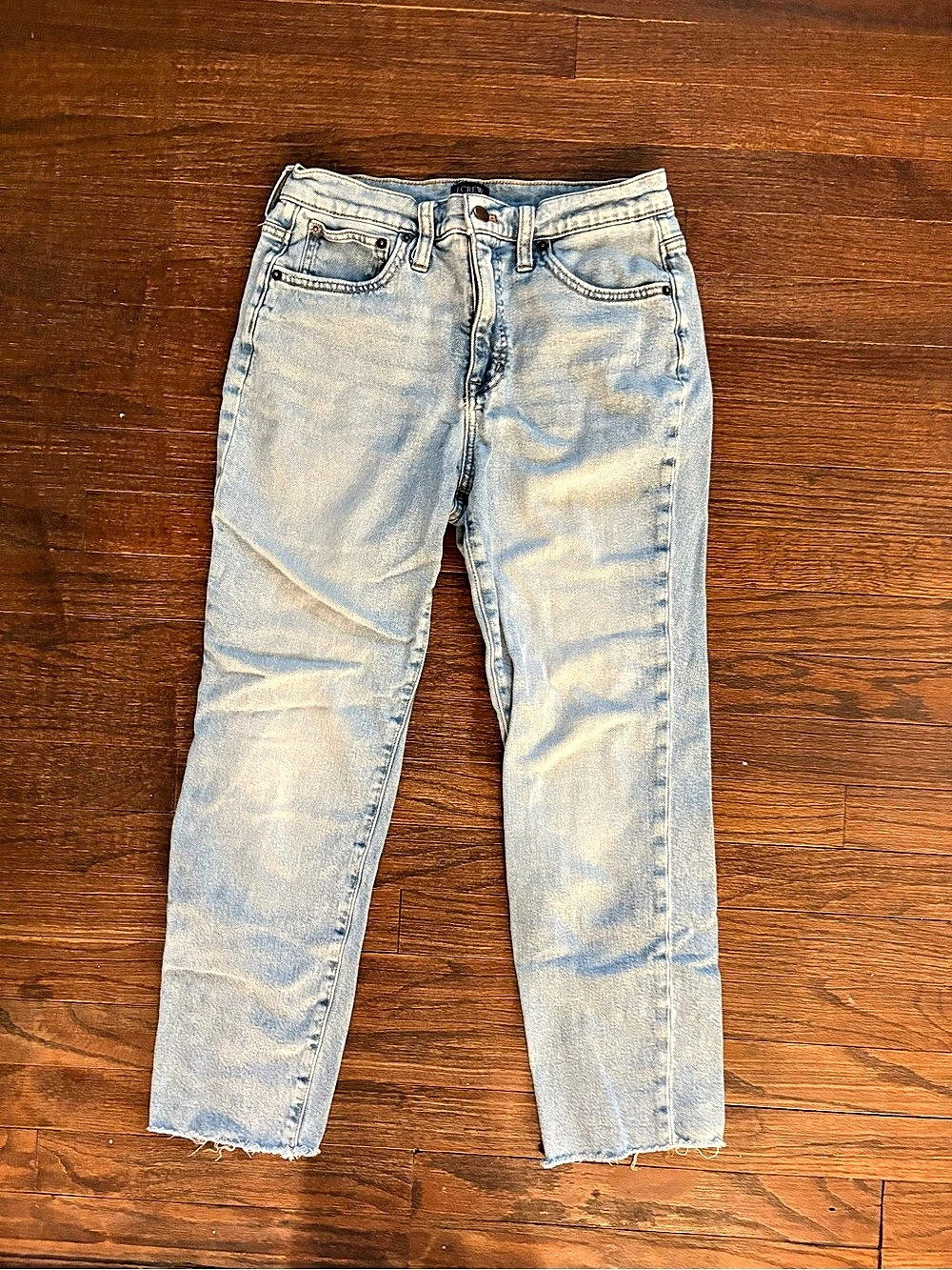 J.Crew Essential Straight Jean Straight Leg Jeans Waist 28 Blue
